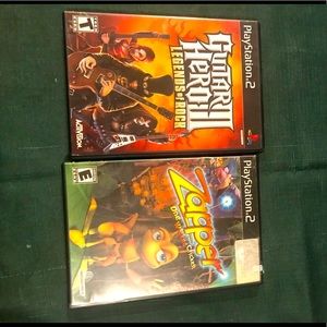 Bundle of 2 PlayStation 2 Games Guitar Hero 2